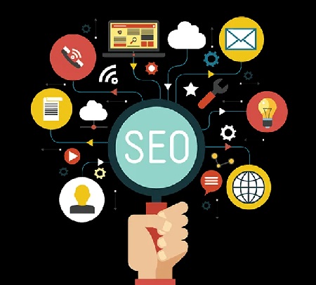 SEO specialist at work analysing website performance and search rankings